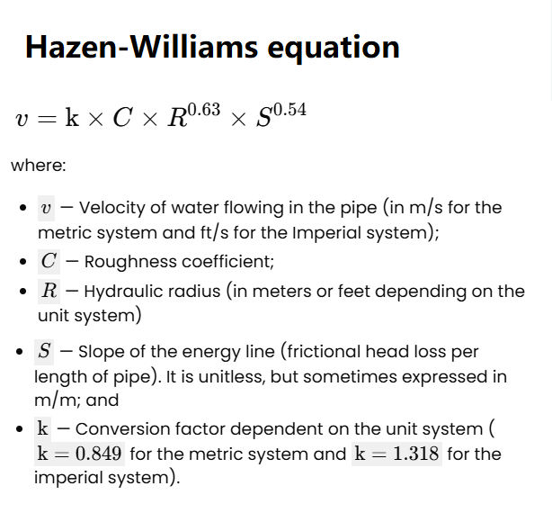 Gravity Flow Rate Calculator